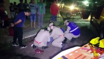 Motociclista fratura fêmur em forte colisão contra carro no Alvorada