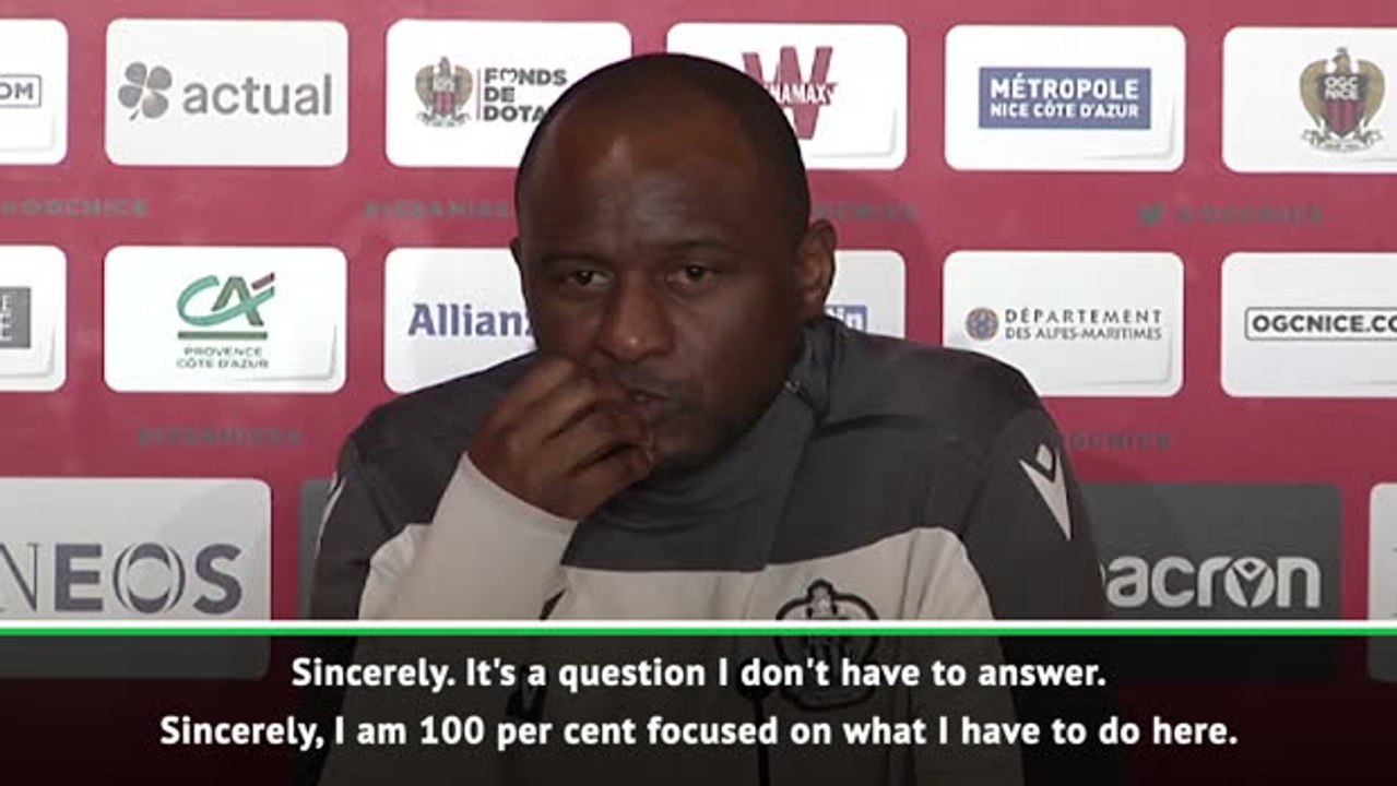 Vieira bats away Arsenal rumours and is '300 pe...