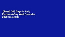[Read] 365 Days in Italy Picture-A-Day Wall Calendar 2020 Complete