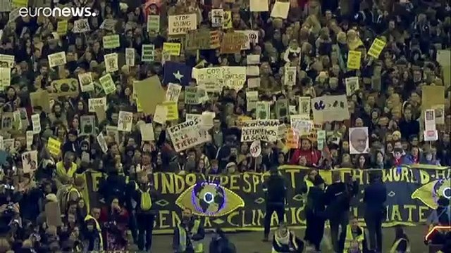 Грета Тунберг приняла участие в Марше за климат в Мадриде