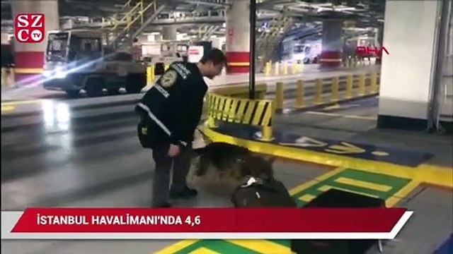 İstanbul havalimanı'nda 4,6 kilogram kokain ele geçirildi