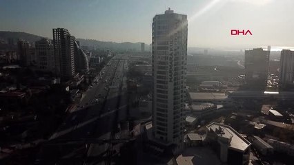 Kartal'da 26 katlı binada yangın