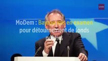 MoDem : Bayrou mis en examen pour détournement de fonds publics