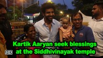 Kartik Aaryan seek blessings at the Siddhivinayak temple