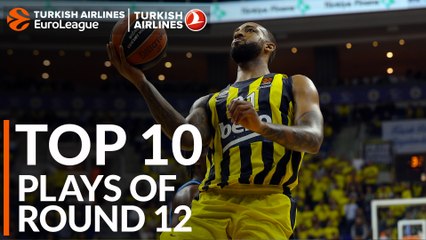 Turkish Airlines EuroLeague Regular Season Round 12 Top 10 Plays