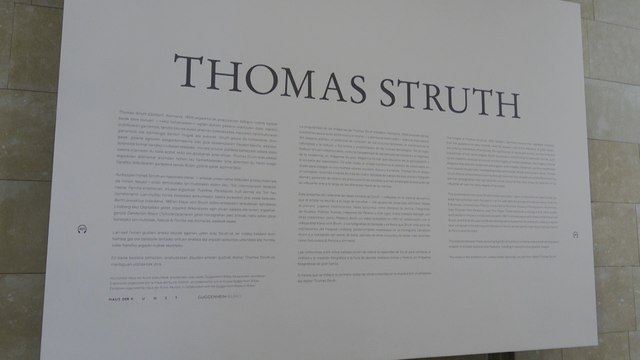 El Museo Guggenheim acoge la exposición de Thomas Struth