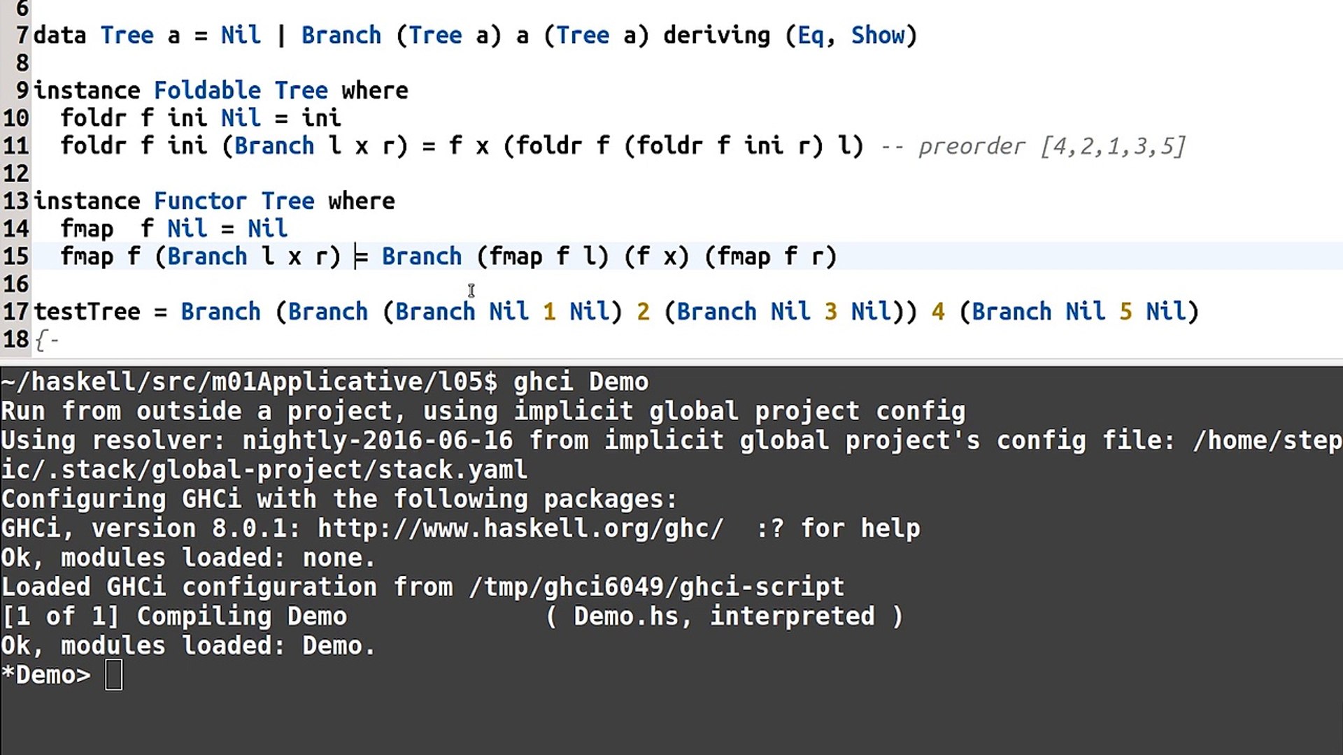 42 - Haskell. Класс типов Traversable - 1
