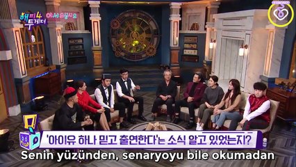 IU Hotel Del Luna oyuncularını aradı (Türkçe Altyazılı) [Happy Together/2019.10.24]