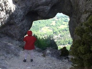 Le Trou du Furet (850 m) depuis le Grand Pas - Drôme Provençale