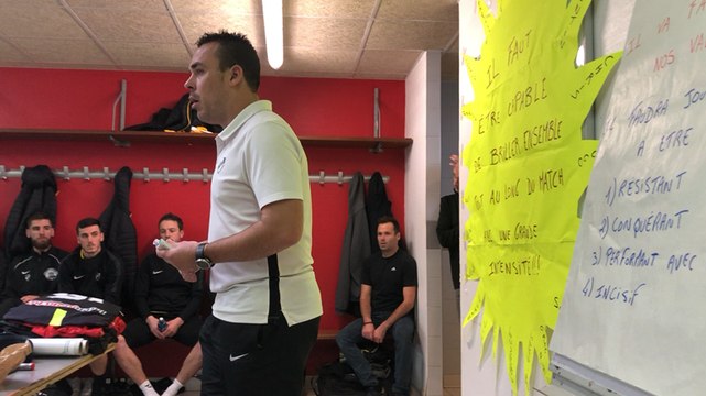 Causerie d’avant match du Pontivyen Philippe Le Brun avant d’affronter le FC Lorient