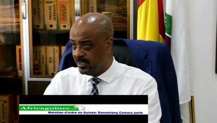 Manifestations et maintien d'ordre en Guinée: Damantang Camara dit tout...
