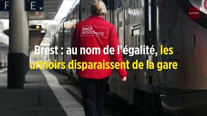 Brest : au nom de l'égalité, les urinoirs disparaissent de la gare