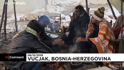 اعتصاب غذای پناهجویان اردوگاه جنگلی «ووچیاک» در بوسنی و هرزگوین