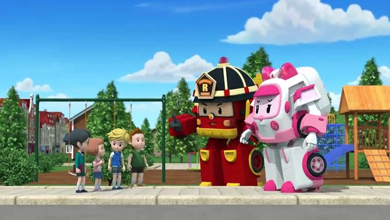 Daily life Safety with AMBER  | EP 01 - 04 | Robocar POLI | Kids animation