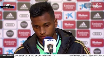 Rodrygo Goes: "Vinicius y yo nos entendemos solo con mirarnos"