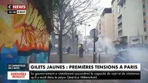 Images des incidents à Paris le samedi 7 décembre 2019 lors des manifestations