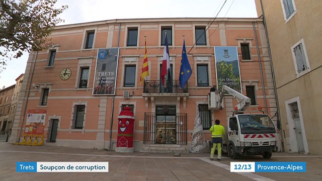 Reportage de F3 suite à la perquisition en mairie de TRETS 12-13 7dec2019