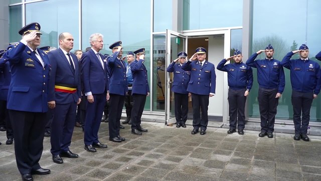 Inauguration d'un mur de la mémoire pour les 27 policiers décédés en service depuis 2001