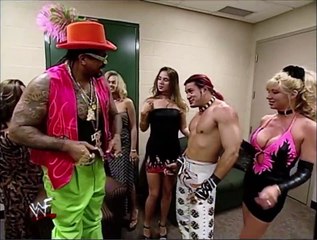 Essa Rios & The Godfather backstage segment