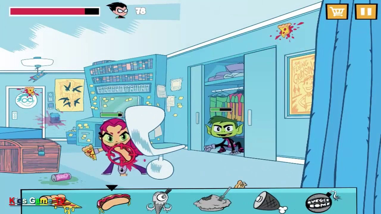 Teen Titans Go! : Food Fight - Pizza Battle