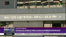 Preocupa pérdida de empleos en Costa Rica