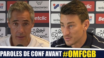 OM - Bordeaux : Paulo Sousa et Laurent Koscielny en conférence de presse