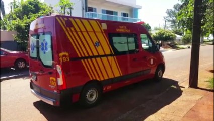 Criança é socorrida após cair de cama, no Bairro Paulo Godoy