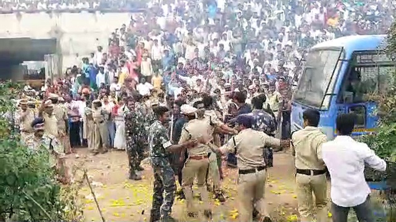 प्रियंका रेड्डी के कातिलो का एनकाउंटर वीडियो