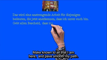 Maitreyas Botschaft Nr 5 aus dem Jahre 1977 ( englisch - deutsch)