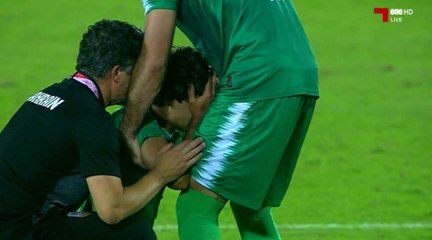 هذه اللقطة للاعب العراق أشعلت مواقع التواصل عقب توديعهم خليجي 24