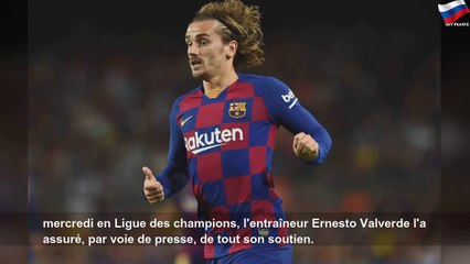 Barça: Valverde "essaie d&#39;aider" Griezmann