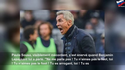 Bordeaux-Monaco: Paulo Sousa balance "Tu n’aimes pas le foot" au 4e arbitre
