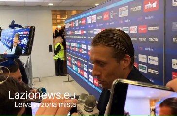 Lazio-Juventus, Leiva in zona mista