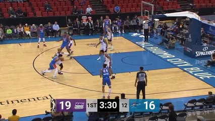 Kadeem Jack with the big dunk