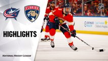 NHL Highlights | Blue Jackets @ Panthers 12/07/19