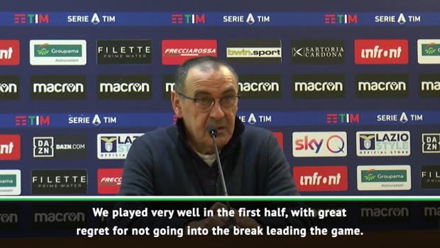 Losing key moments led to Juve defeat at Lazio - Sarri
