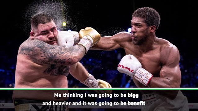 Ruiz admits being overweight for Joshua rematch