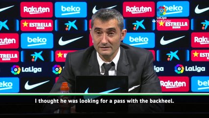 Valverde surprised by Suarez's stunning goal