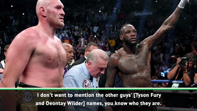 Joshua tight-lipped over whether he'll fight Fury or Wilder next