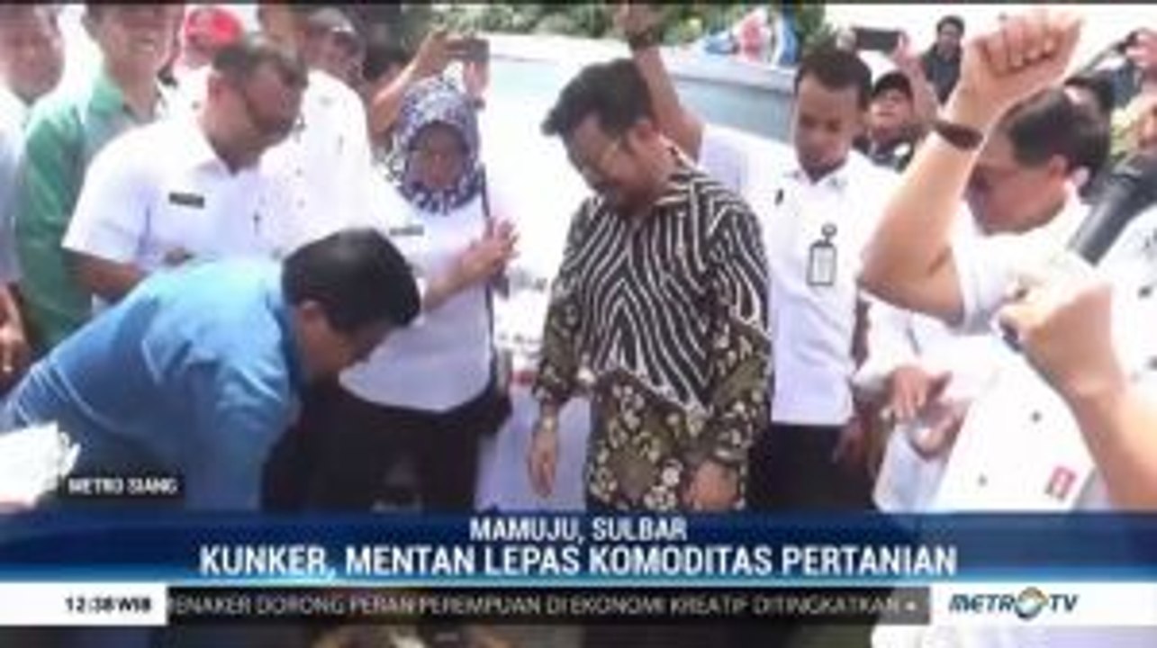 SYL Lepas Ekspor Komoditas Pertanian Mamuju