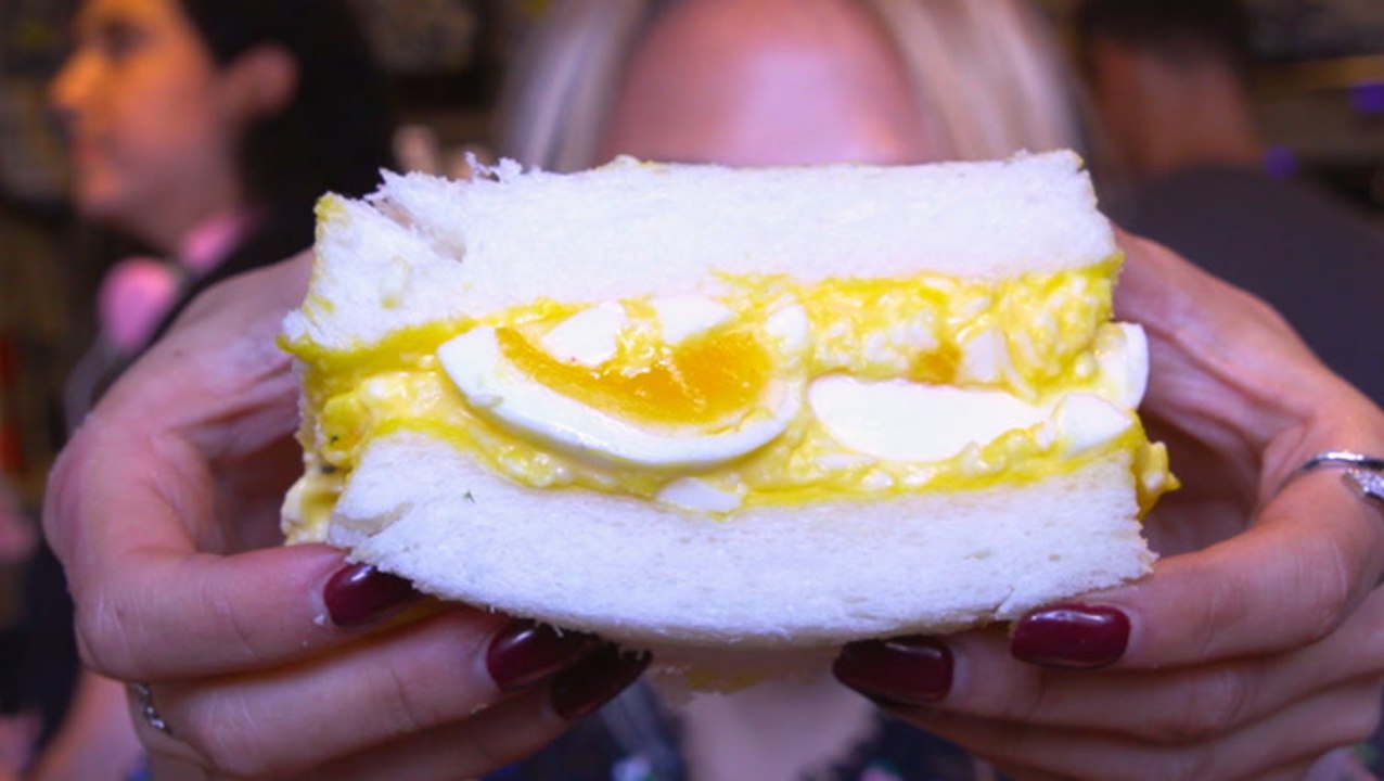 A small New York City shop is now serving Japanese-inspired egg salad and katsu sandwiches