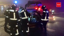 Un hombre muere en la A5 en Móstoles tras un choque frontal
