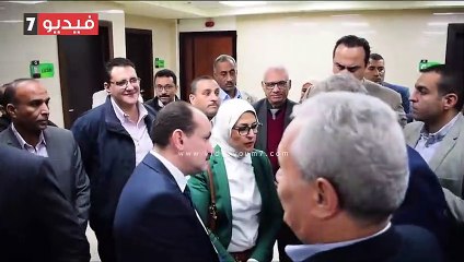 وزيرة الصحة تتفقد تجهيزات مستشفى إسنا