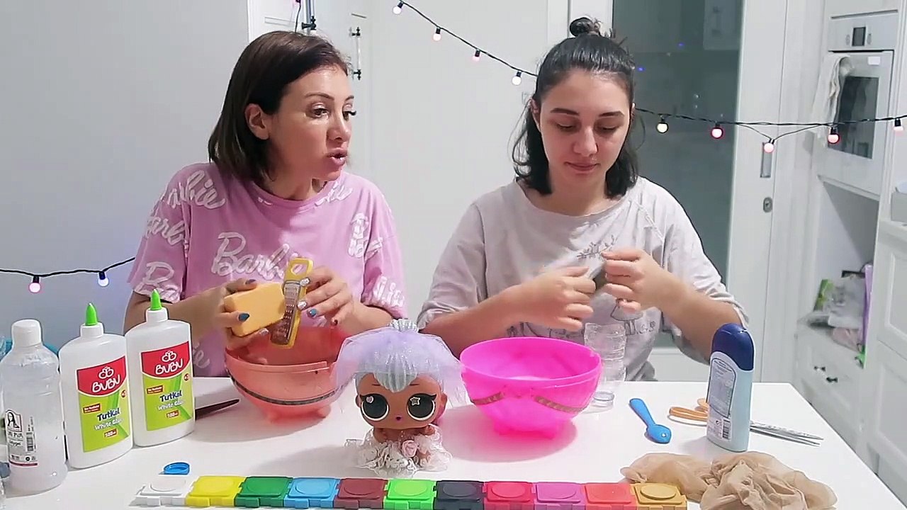 Çoraptan Ne Çıkarsa Pofuduk Slime Bebek Şampuanı vs Protex Sabun Köpük Slaym Challenge BidünyaOyunca