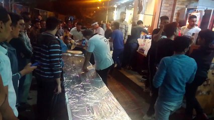 People Gathered In Syrian Restaurant For Longest Shawarma Sandwich