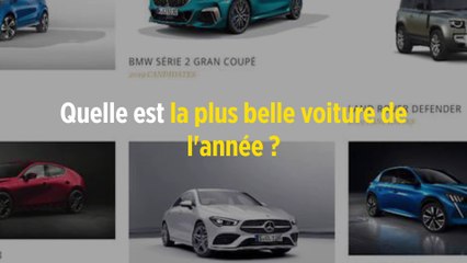 Quelle est la plus belle voiture de l'année ?