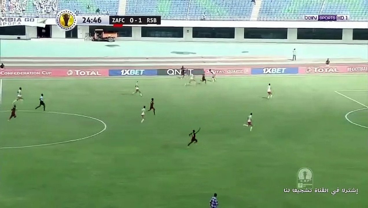 #كأس_الكونفدرالية_الافريقية  هدف التعادل لـ #زاناكو_الزامبي في مرمى #نهضة_بركان