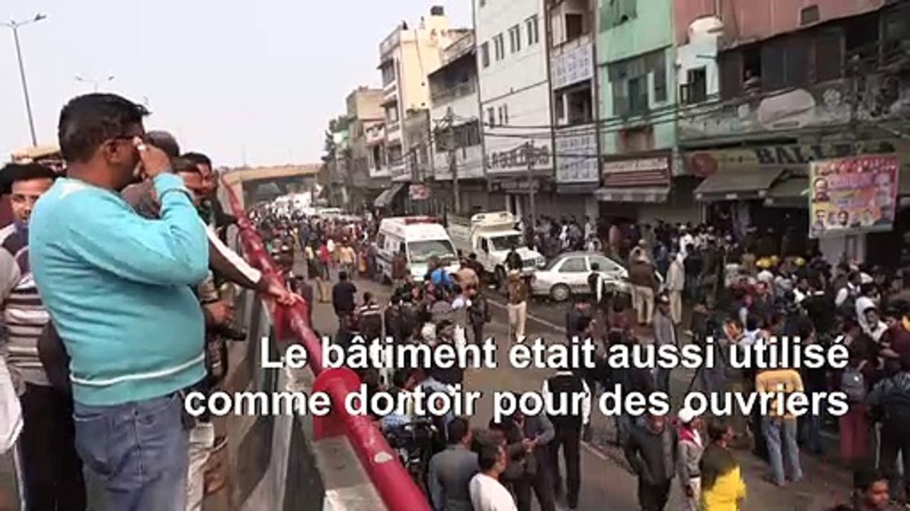 Inde: au moins 43 morts dans l'incendie d'une usine à New Delhi