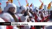 Ice-mining: Watch how Chinese city of Harbin gets its ice for sculptures