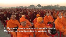 30.000 Mönche bitten um Spenden